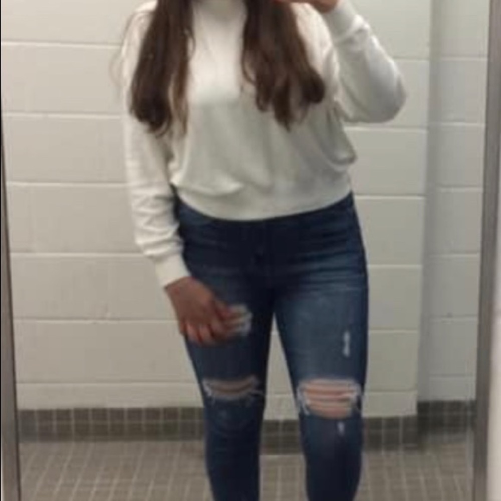 American Eagle Super Stretch Skinny Ripped Jean